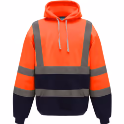 Sweatshirt à capuche Yoko Haute Visibilité