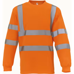 T-Shirt manches longues Yoko Haute Visibilité - L