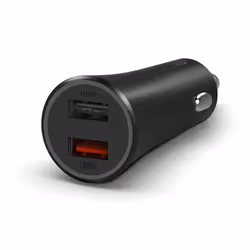Xiaomi Mi 37W Dual-Port Car Charger Universel Noir Allume-cigare Auto