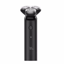 Xiaomi Mi Electric Shaver S500, Rasoir rotatif, IFT, Noir, LED, Batterie, 1,5 h
