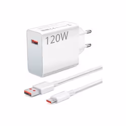 Xiaomi Chargeur mural Combo 120 W Blanc