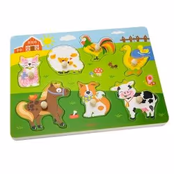New Classic Toys 51273, 1,5 an(s), Sonore, Batteries requises, C, Bois, Multicolore