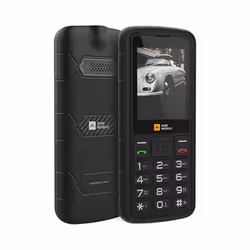 AGM M9, Barre, Double SIM, 6,1 cm (2.4"), Bluetooth, 1000 mAh, Noir