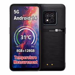 AGM X6 Phantom 17,2 cm (6.78") Double SIM Android 14 5G 8 Go 128 Go 5000 mAh Transparent