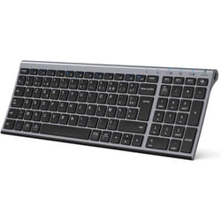 Clavier sans Fil Bluetooth - ICLEVER - AZERTY Français - Ultra-Mince - Multi-Périphérique - Rechargeable