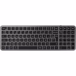 Clavier Bluetooth - ICLEVER - Rechargeable USB-C - Multi-appareils - AZERTY - Ergonomique