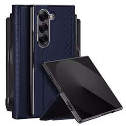 Coque de protection - DUX DUCIS - Samsung Galaxy Z Fold6 - Semi-rigide - Bleu - Avec support stylet