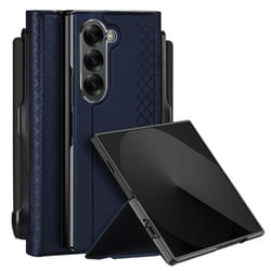 Coque de protection - DUX DUCIS - Samsung Galaxy Z Fold6 - Semi-rigide - Bleu - Avec support stylet