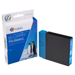 G&G 1C2500C cartouche d'encre 1 pièce(s) Compatible Cyan