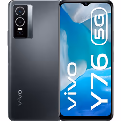 VIVO Y76 5G, 16,7 cm (6.58"), 8 Go, 256 Go, 50 MP, Android 12, Noir
