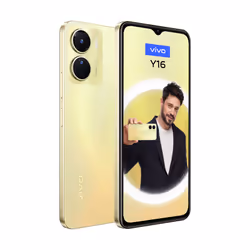VIVO Y16 (4+128) DG, 16,5 cm (6.51"), 4 Go, 128 Go, 13 MP, Android 12, Or