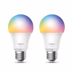 TP-Link Tapo L530E(2-pack), Ampoule intelligente, Wi-Fi, Métallique, Blanc, 802.11b, 802.11g, Wi-Fi 4 (802.11n), LED, E27