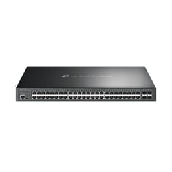 TP-Link Omada SG3452P commutateur réseau Géré L2/L3 Gigabit Ethernet (10/100/1000) Connexion Ethernet, supportant l'alimentation via ce port (PoE) 1U Noir