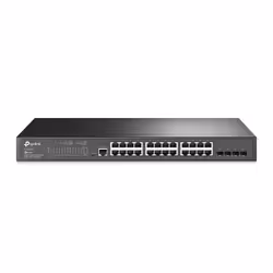 TP-Link JetStream TL-SG3428, Géré, L2/L3, Gigabit Ethernet (10/100/1000), Grille de montage, 1U