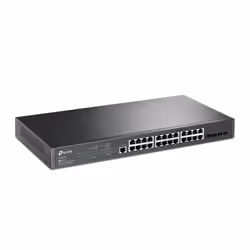 TP-Link JetStream TL-SG3428 commutateur réseau Géré L2/L3 Gigabit Ethernet (10/100/1000) 1U Noir - Vue supplémentaire 4