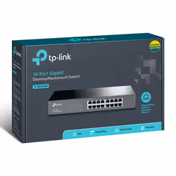 TP-Link TL-SG1016D Non-géré Gigabit Ethernet (10/100/1000) Noir - Vue supplémentaire 4