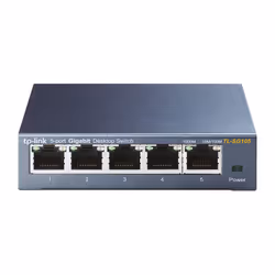 TP-Link TL-SG105, Non-géré, Gigabit Ethernet (10/100/1000), Full duplex