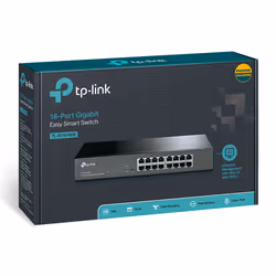 TP-Link TL-SG1016DE Géré L2 Gigabit Ethernet (10/100/1000) 1U Noir - Vue supplémentaire 4