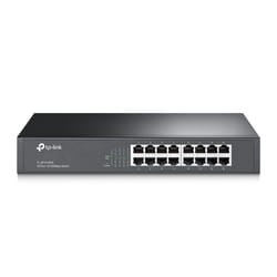 TP-Link TL-SF1016DS commutateur réseau Non-géré Fast Ethernet (10/100) 1U Noir
