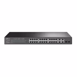 TP-Link JetStream TL-SL2428P, Géré, L2, Fast Ethernet (10/100), Connexion Ethernet, supportant l'alimentation via ce port (Po ...