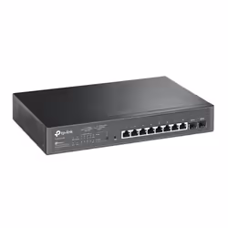 TP-Link JetStream TL-SG2210MP commutateur réseau Géré L2/L2+ Gigabit Ethernet (10/100/1000) Connexion Ethernet, supportant l'alimentation via ce port (PoE) 1U Noir