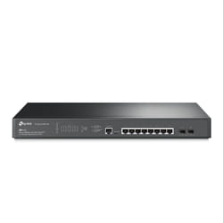TP-Link TL-SG3210XHP-M2 commutateur réseau Géré L2/L3 2.5G Ethernet (100/1000/2500) Connexion Ethernet, supportant l'alimentation via ce port (PoE) 1U Noir