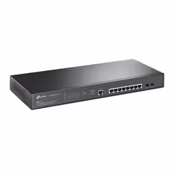 TP-Link TL-SG3210XHP-M2 commutateur réseau Géré L2/L3 2.5G Ethernet (100/1000/2500) Connexion Ethernet, supportant l'alimentation via ce port (PoE) 1U Noir