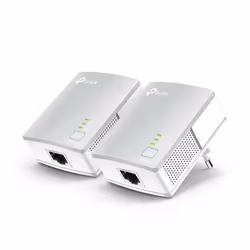 TP-Link TL-PA4010KIT, 600 Mbit/s, IEEE 802.3, IEEE 802.3u, Fast Ethernet, 10,100 Mbit/s, 10BASE-T, 100BASE-TX, HomePlug AV