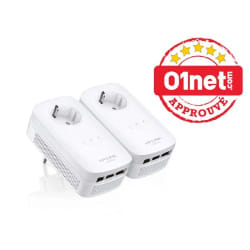 TP-Link TL-PA8030P KIT Adaptateur réseau CPL 1200 Mbit/s Ethernet/LAN Blanc 2 pièce(s)