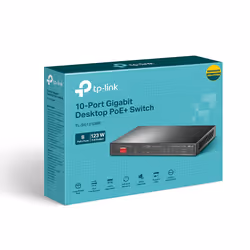 TP-Link TL-SG1210MP commutateur réseau Non-géré Gigabit Ethernet (10/100/1000) Connexion Ethernet, supportant l'alimentation via ce port (PoE) Noir - Vue supplémentaire 4