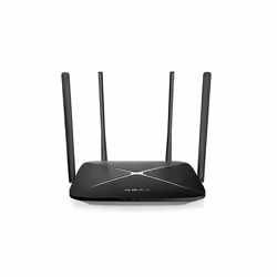 Mercusys AC12G, Wi-Fi 5 (802.11ac), Bi-bande (2,4 GHz / 5 GHz), Ethernet/LAN, Noir, Routeur