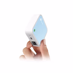 TP-Link TL-WR802N routeur sans fil Fast Ethernet Monobande (2,4 GHz) Bleu, Blanc - Vue supplémentaire 4