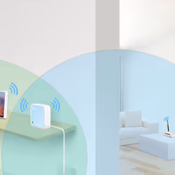 TP-Link TL-WR802N routeur sans fil Fast Ethernet Monobande (2,4 GHz) Bleu, Blanc - Vue supplémentaire 5