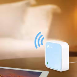 TP-Link TL-WR802N routeur sans fil Fast Ethernet Monobande (2,4 GHz) Bleu, Blanc - Vue supplémentaire 7
