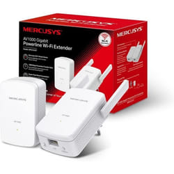 Kit CPL WiFi 300 Mbps - MERCUSYS - MP510 KIT - Prise CPL Fibre - 1 Port Gigabit - 1000 Mbps