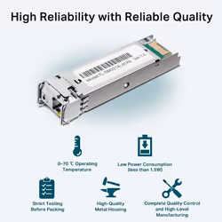 TP-Link TL-SM321A module émetteur-récepteur de réseau Fibre optique 1250 Mbit/s SFP - Vue supplémentaire 5