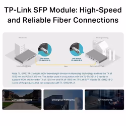 TP-Link TL-SM321A module émetteur-récepteur de réseau Fibre optique 1250 Mbit/s SFP - Vue supplémentaire 6