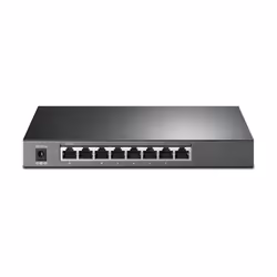 TP-Link T1500G-8T(TL-SG2008) Géré L2 Gigabit Ethernet (10/100/1000) Connexion Ethernet, supportant l'alimentation via ce port (PoE) Noir