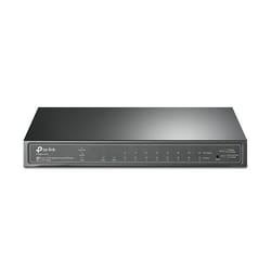 TP-Link T1500G-10PS(TL-SG2210P) Géré L2 Gigabit Ethernet (10/100/1000) Connexion Ethernet, supportant l'alimentation via ce port (PoE) Noir