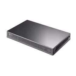 TP-Link T1500G-10PS(TL-SG2210P) Géré L2 Gigabit Ethernet (10/100/1000) Connexion Ethernet, supportant l'alimentation via ce port (PoE) Noir