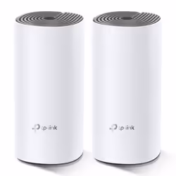 TP-Link Deco E4 (2-pack), Blanc, Gris, Interne, Système maillé, LAN, WLAN, 0 - 40 °C, -40 - 70 °C