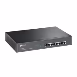 TP-Link TL-SG1008MP Non-géré Gigabit Ethernet (10/100/1000) Connexion Ethernet, supportant l'alimentation via ce port (PoE) 1U Noir