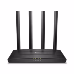 TP-Link Archer C6, Wi-Fi 5 (802.11ac), Bi-bande (2,4 GHz / 5 GHz), Ethernet/LAN, Blanc, Routeur