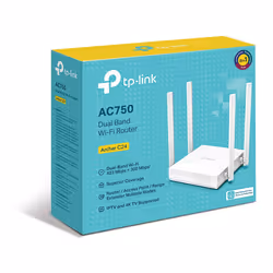 TP-Link ARCHER C24 routeur sans fil Fast Ethernet Bi-bande (2,4 GHz / 5 GHz) Blanc - Vue supplémentaire 4