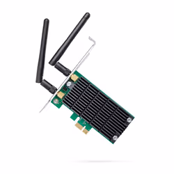 TP-Link Archer T4E, Interne, Sans fil, PCI Express, WLAN, 867 Mbit/s, Noir, Vert