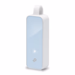 TP-Link UE200, Avec fil, USB, Ethernet, 100 Mbit/s, Bleu, Blanc