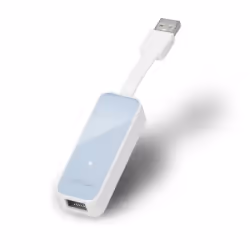 TP-Link UE200, Avec fil, USB, Ethernet, 100 Mbit/s, Bleu, Blanc