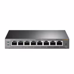 TP-Link TL-SG108PE, Géré, L2, Gigabit Ethernet (10/100/1000), Connexion Ethernet, supportant l'alimentation via ce port (PoE)