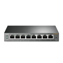 TP-Link TL-SG108PE Géré L2 Gigabit Ethernet (10/100/1000) Connexion Ethernet, supportant l'alimentation via ce port (PoE) Noir