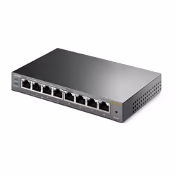TP-Link TL-SG108PE Géré L2 Gigabit Ethernet (10/100/1000) Connexion Ethernet, supportant l'alimentation via ce port (PoE) Noir - Vue supplémentaire 4